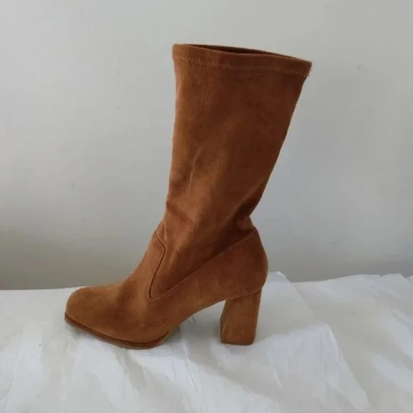Sbicca Brown Heeled Boots for Women - Picture 4 of 5
